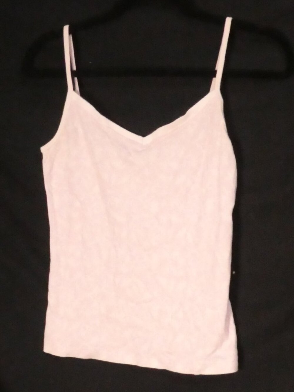 J CREW Light Pink and White Floral V-Neck Cami Tank Top - P2P 14"